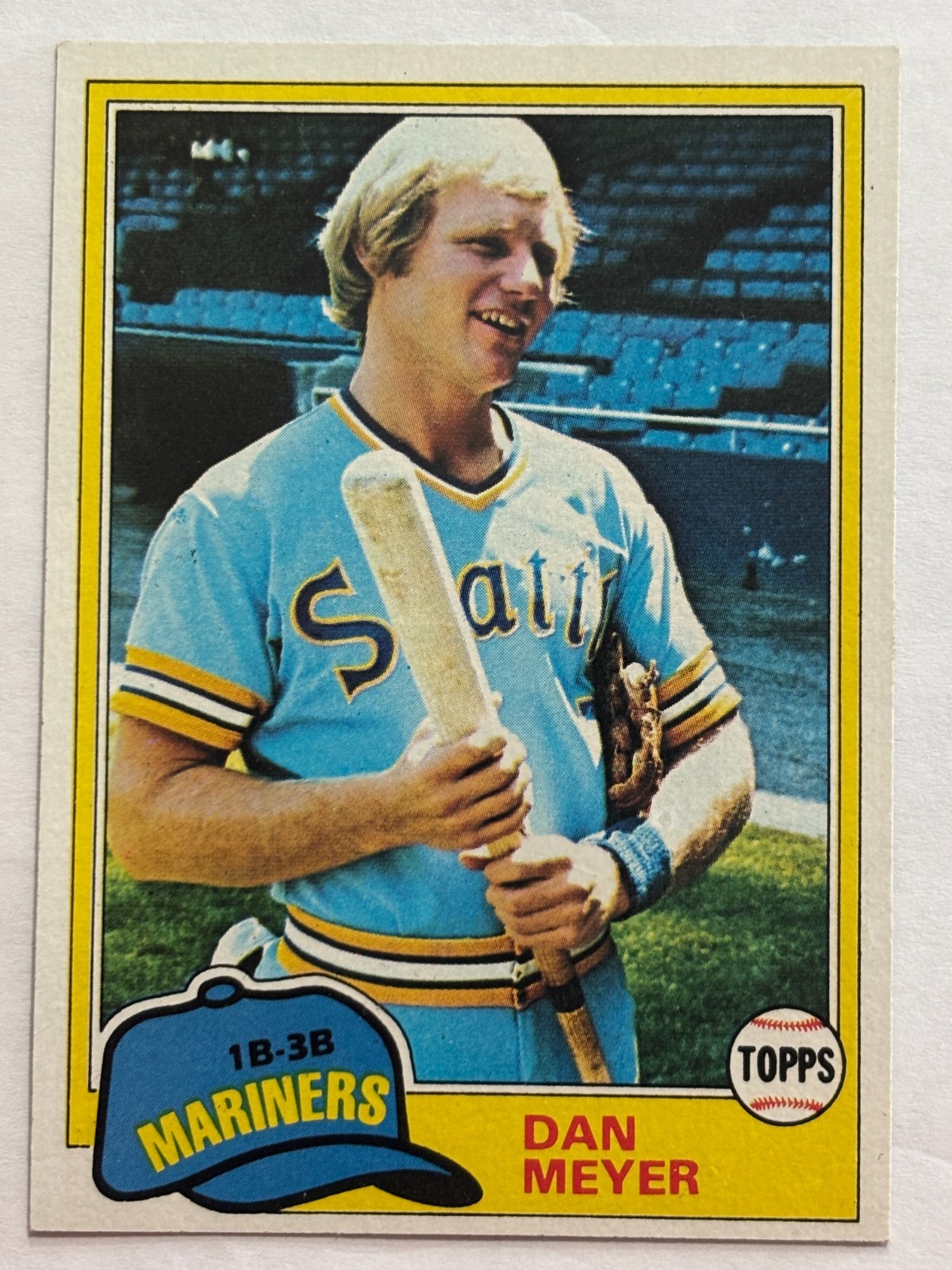 1981 Topps #143 Dan Meyer Seattle Mariners