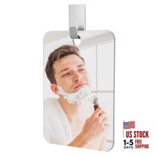 Anti Fog Shower Mirror Fogless for Shaving 5.1 6.7 Inch Shatterproof Shower