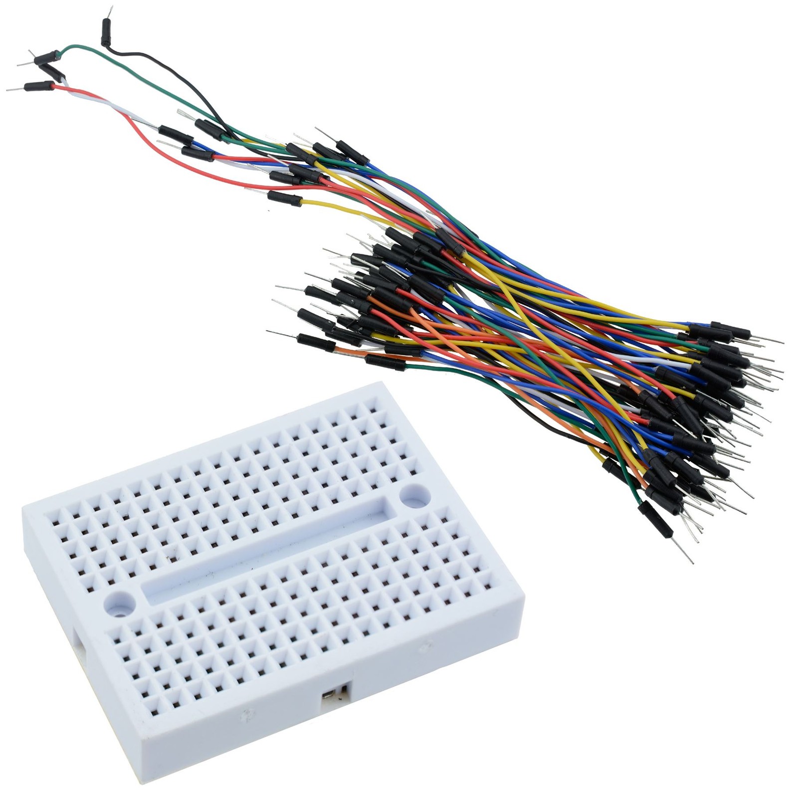 170 Point Solderless PCB Breadboard + 65pcs Jumper Wire Cables