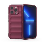 Magic Shield Case etui do iPhone 13 Pro Max elastyczny pancerny pokrowiec burgun