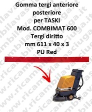 Bavette avant et ARRIERE pour Autolaveuse TASKI modelle COMBIMAT 600 suceur droi