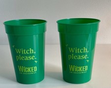 WICKED on Broadway Souvenir tazze di plastica (16 oz) - Set di 2 con "Strega, per favore"