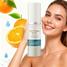 NEW Total Package Serum, All-In-One Vitamin C, Hyaluronic Acid, Peptides Serum