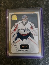 2013-14 Upper Deck The Cup Base Gold 06/25 Braden Holtby Card# 86