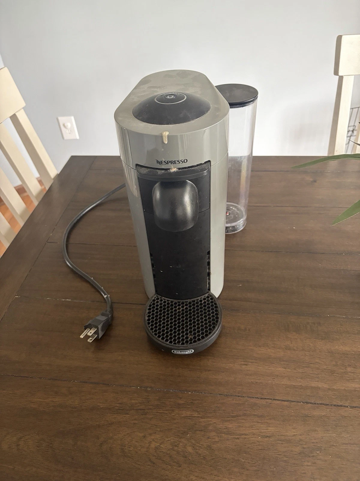 Nespresso DeLonghi ENV150GY VertuoPlus Espresso Machine, Gray