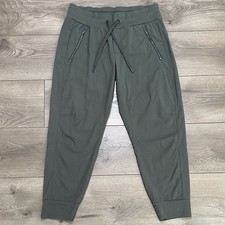 Athleta Trekkie North Mid Rise Jogger Pants Olive Green Size 6P