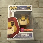 Funko Pop Mufasa 495 Target Flocked Disney  Lion King