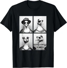 Funny Gangster Goose Hip Hop Street Urban Animals Geese Meme T-Shirt Gift for Da