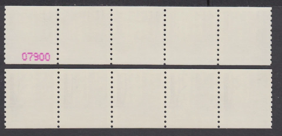 U. S. 2 COIL STRIPs OF 5 x 5c, 3207MNH NON-PROFIT WETLANDS FROM 10K COIL - Image 2 of 2