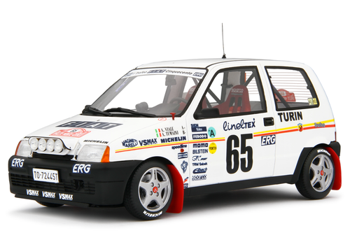 LAUDORACING-MODELS 1:18 Fiat Cinquecento Trofeo Rally Monte-Carlo 1993 LM175-TB