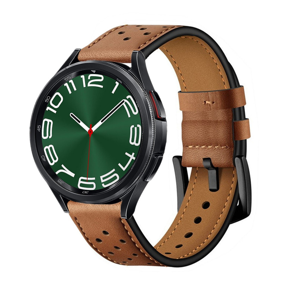 Galaxy Watch Classic Leather Band Dots Leather Watch Band Strap - Main Image