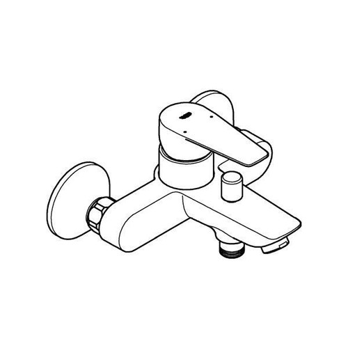 GROHE EH-Wannenbatterie BauEdge 23604_1 Wandmontage eigensicher, chrom, Neu in - Bild 2 von 3