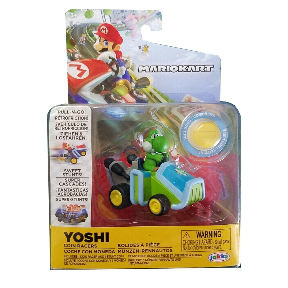 Mario Kart Coin Racers: Mario Kart YOSHI with COIN NEW, SEALED