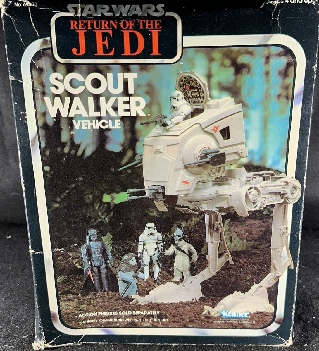 Vintage 1983 Kenner Star Wars ROTJ AT-ST Scout Walker Vintage 1983 Kenner Star Wars ROTJ AT-ST Scout Walker