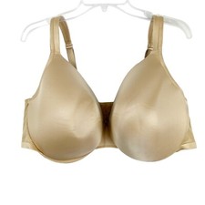 Cacique Smooth Lightly Lined Full Coverage Beige Nude Bra Underwire Size 48DD