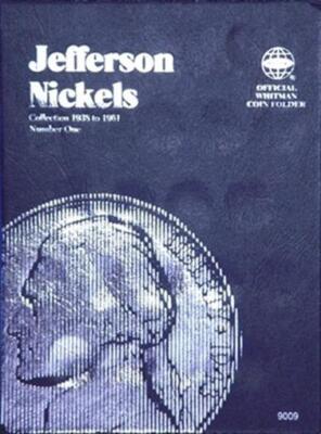 Jefferson Nickels Coin Folder 1938 1961 Whitman Mini Album 9009 No 1 Gift Idea