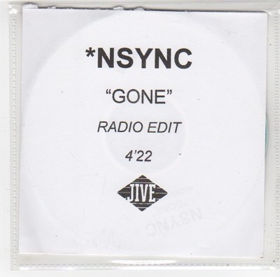 (FO109) NSYNC, Gone - DJ CD