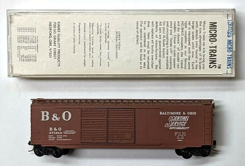 MTL Micro-Trains 34151 (34070) Baltimore and Ohio B&O 471310 50 pies vagón de carga BL | Zustand: New