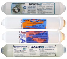 4 inline Filter Set for Countertop RO Reverse...