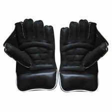 Wicket Keeping Gloves Men, Black 