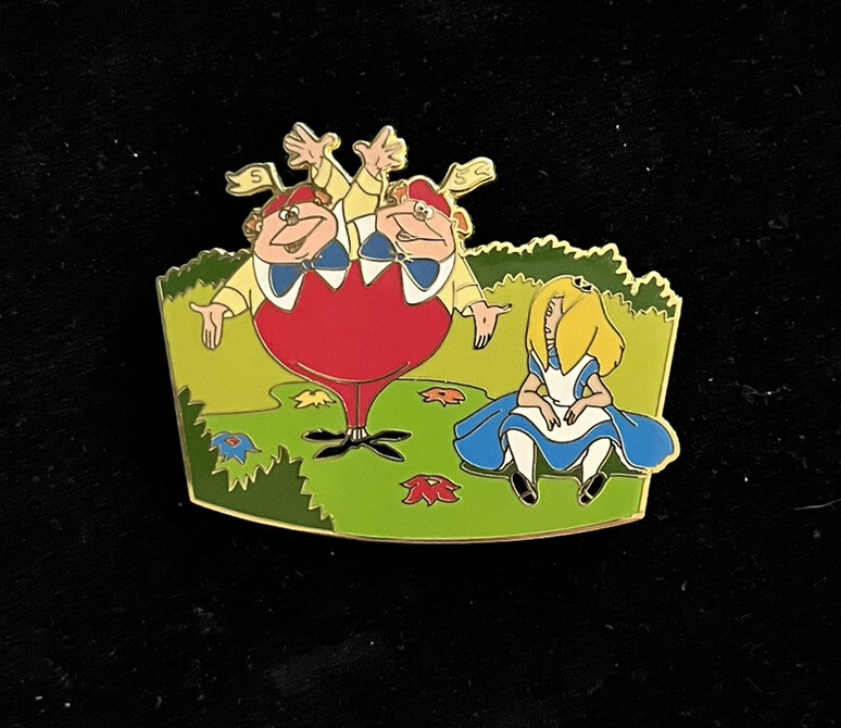 Disney Shopping Alice Tweedle Dee and Dum 55th Anniversary LE 250 Pin C01