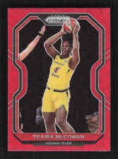 Teaira McCowan 2021 Panini Prizm WNBA Prizms Ruby Wave Indiana Fever #57