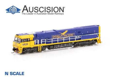 Auscision (NNR-19) NR28 Indian Pacific MK3 - Blue/Yellow - N Scale - Picture 1 of 2