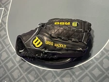 Greg Maddux Autographed Wilson A2000 DFS Glove - 300 WINS