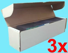 3 BCW 14 INCH 210 TOPLOADER Cardboard Storage Boxes TRADING Sports Baseball Card
