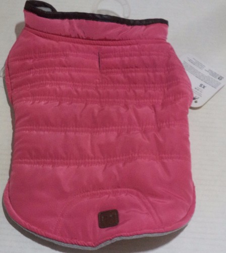 Bond & Co. Pink and Gray Reversible Barn Jacket, X-Small