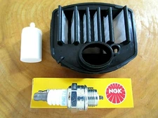 Husqvarna 357 359 357XP Tune Up Kit Air Filter 537 01 09-02 Fuel Filter Plug