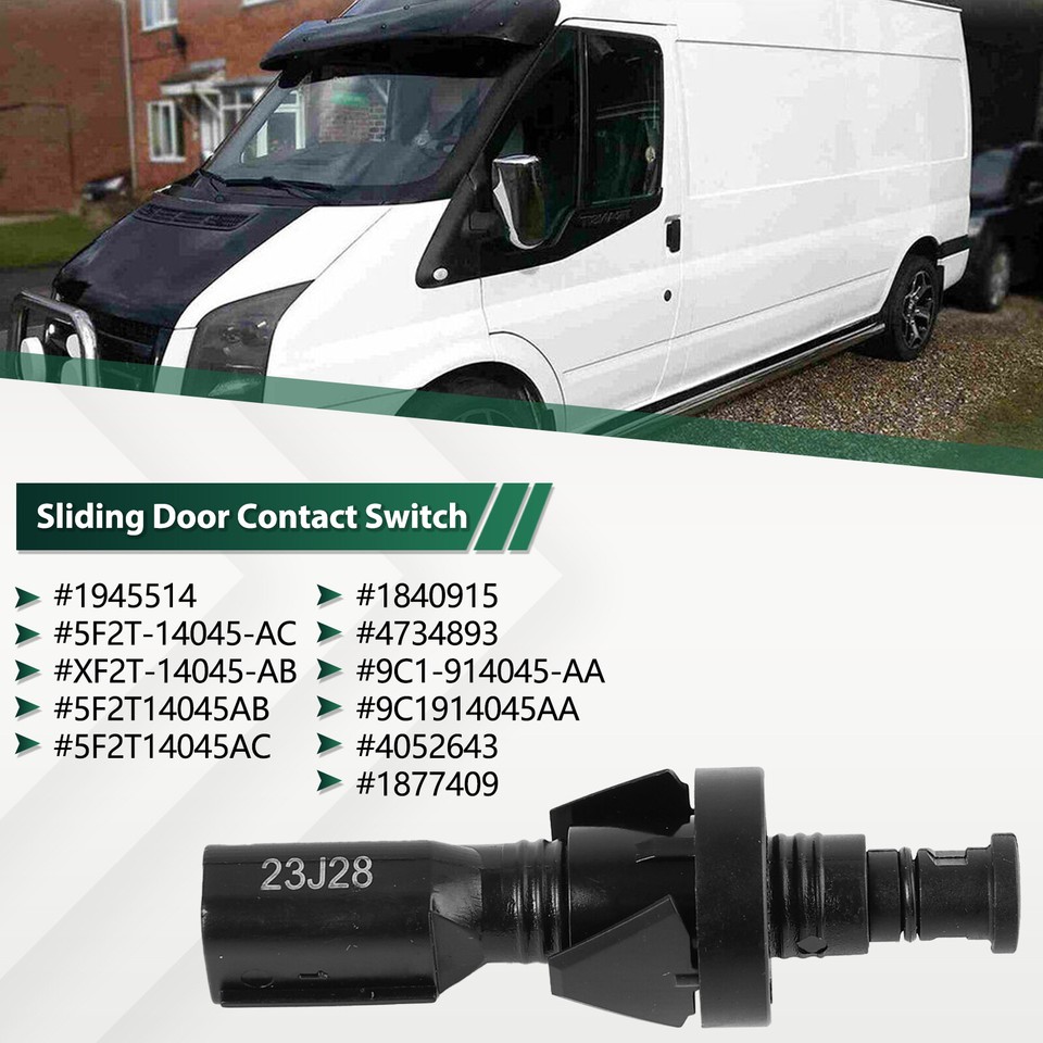 Interruptor Para Puerta Corredera De Ford Transit - Compatible Con MK6, MK7, MK8 Y Custom (2012-2022)