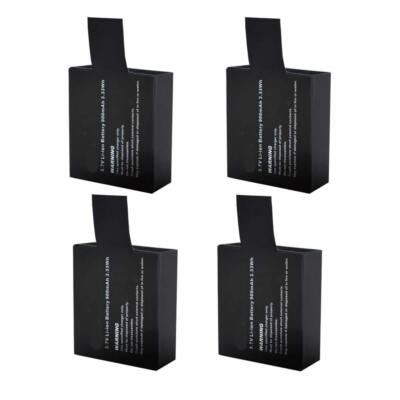 Vhbw Batterie Compatible Avec Evolveo A8, W7, W8, Qumox SJ5000, SJ6000, DX288812, DX288813 Caméra Vidéo Caméscope (900mAh, 3,7V, Li-polymère