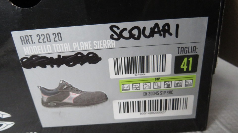 Sir Safety Shoes Grey EN safety certified UK 7.5 EU 41 RRP eBay