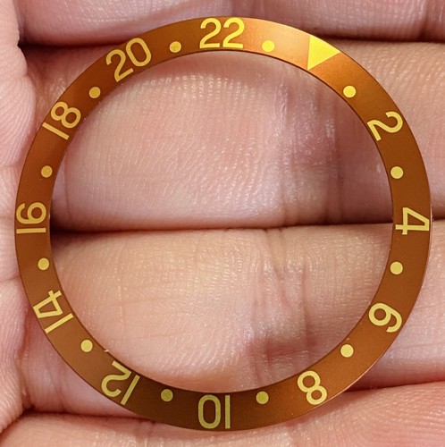 Inserto marrón Rolex para GMT Master Ref 16713 16718 SP88 - Imagen 3 de 4