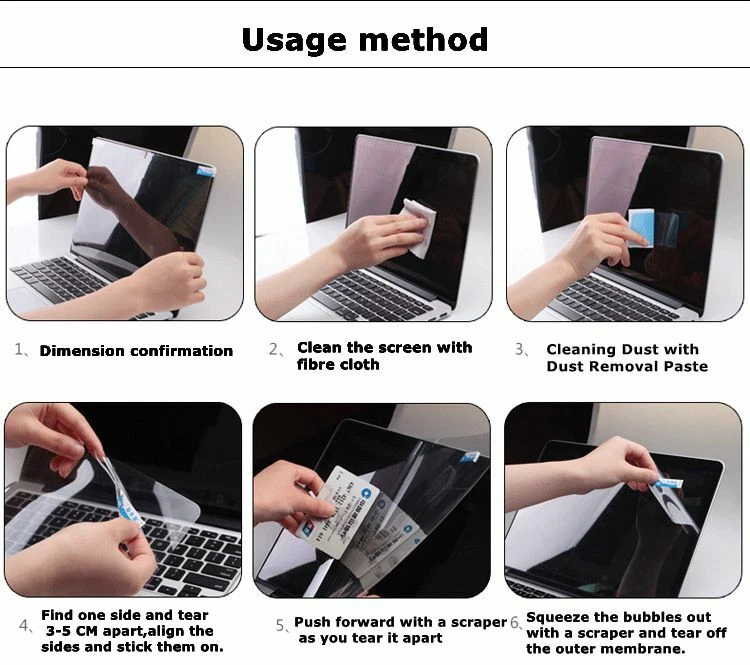 Screen Protector For Lenovo Thinkpad T470/T470S/T480/T480S Anti Blue & Glare 14" - Image 3 of 4