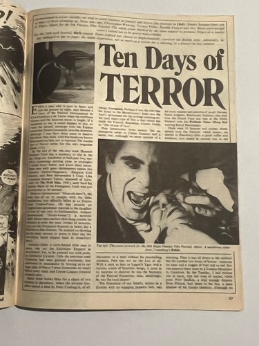 Hammer's Halls of Horror Issue #23 (Dario Argento Interview, Frankenstein) - Picture 3 of 4