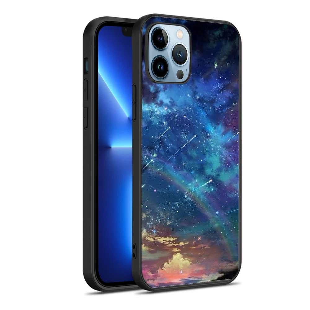 Phone Case Space Soft Silicone Cover For iPhone 11 12 Pro 13 14 Plus 15 Pro Max