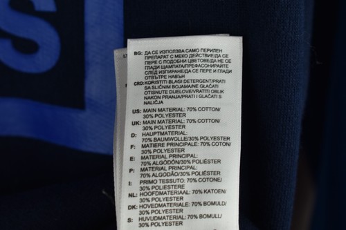 Adidas Boys Crewneck Jumper Sweatshirt Graphic Print Blue Kids Size 11/12Yrs - Picture 5 of 8