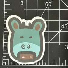 Giraffe Head Blues Cartoon Matte - Vinyl Decal Sticker Bomb Lifelike Kawaii