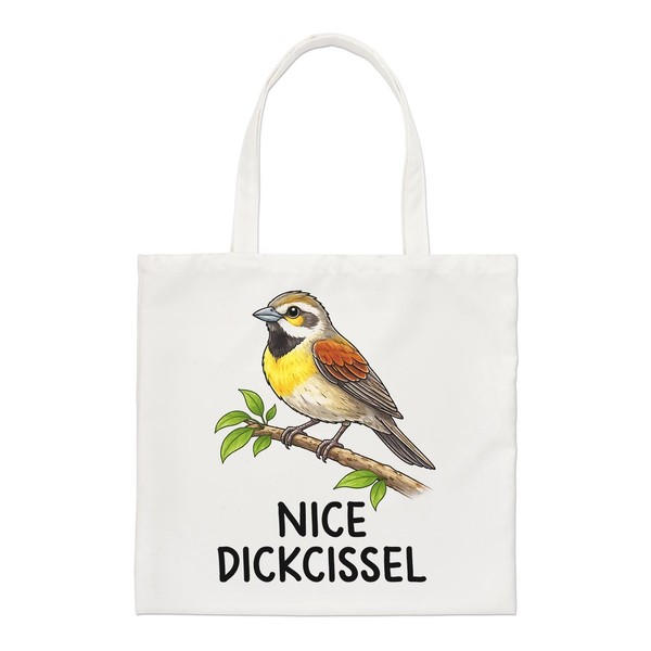 Nett Dickcissel Vogel Regular Tragetasche Liebhaber Frech Lustig Witz Geburtstag-image
