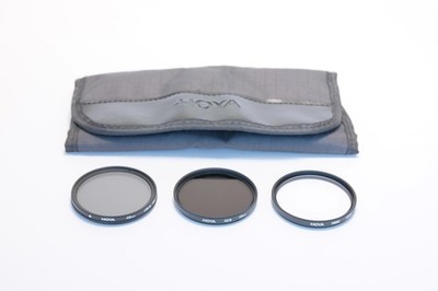 Neuwertig! HOYA Filter Kit II 49mm UV, ND8, CPL + Schutzhülle C-PL Circular Pol