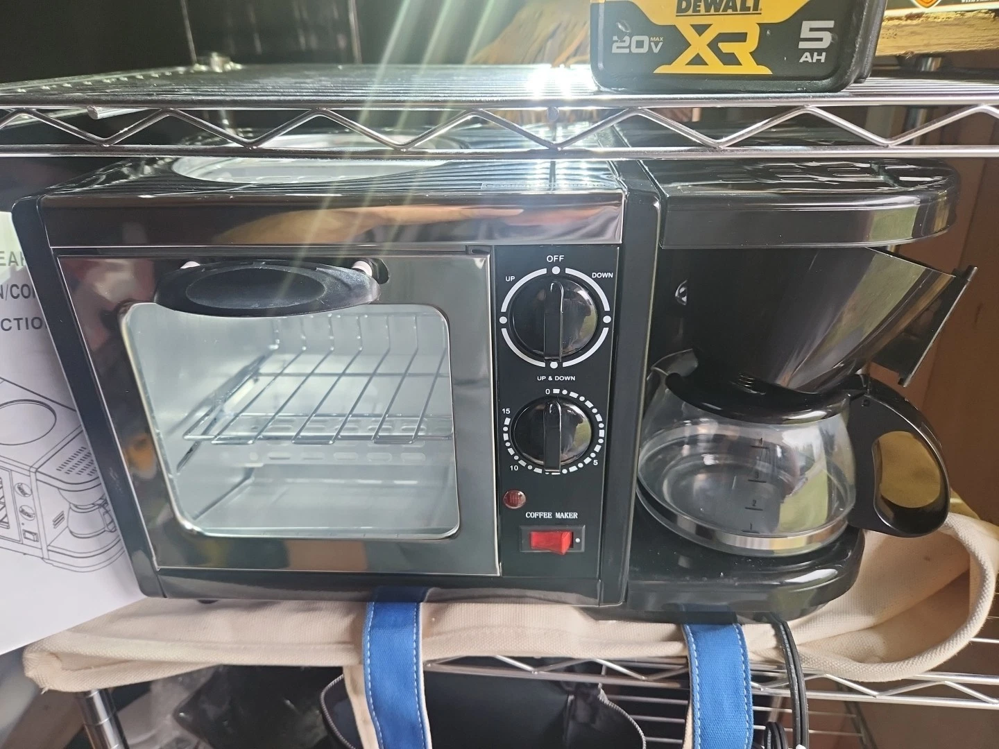 The Breakfast Machine-All in One Toaster Oven,coffee maker and fry & Baking Pan
Opens in a new windo