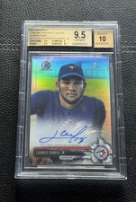 2017 Bowman Chrome 1st Prospect Auto Lourdes Gurriel Jr. Refractor /499 BGS 9.5