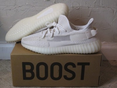 adidas Yeezy Boost 350 V2 Bone Triple White Men's Size 10.5 NEW! HQ6316 2022 B