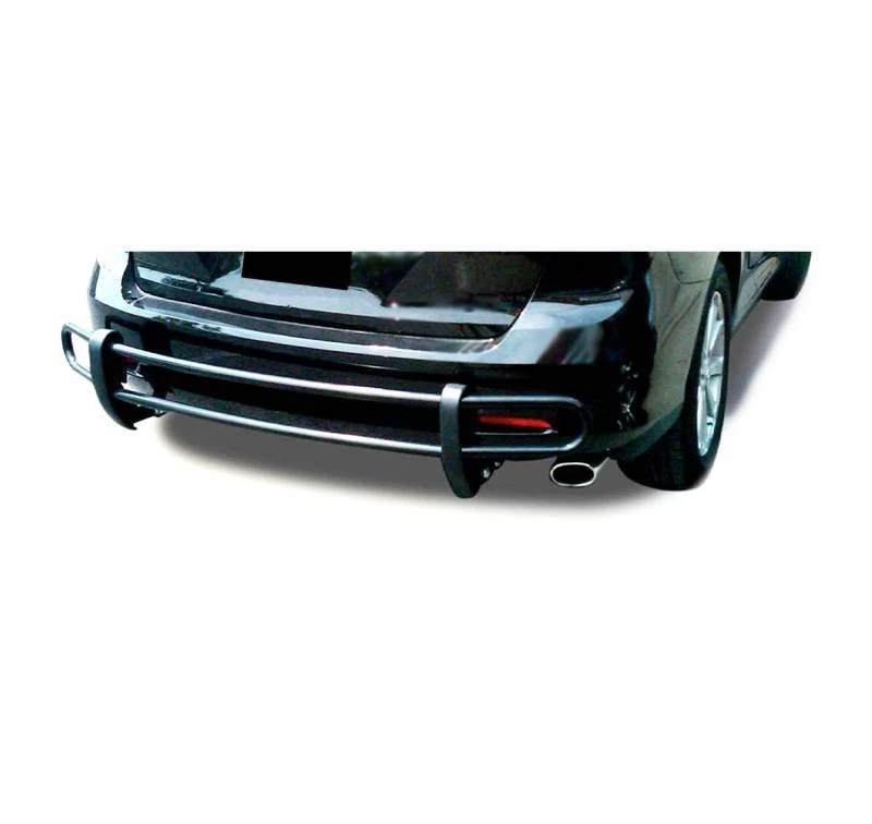 Protector de parachoques trasero Black Horse doble tubo negro ajuste Lexus RX300 1999-2003 Foto 2 de 3