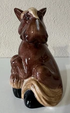 Montana Silversmiths Elmer Horse Ceramic Coin Bank 7.25” Brown Tan Pony Figurine