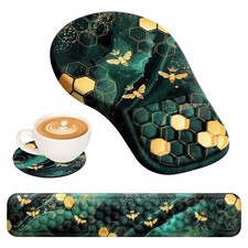 EYROZILL 3 in 1 Ergonomic Mousepad and Keyboard Wrist Rest, Mouse Pad with Wr...