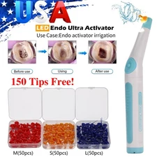 Endo Sonic Activator Dental Handpiece Root Canal Ultra Irrigator+150 Tips UPS