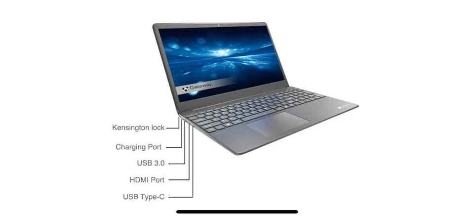 Gateway 15.6" Ultra Slim Notebook 128GB 11th Gen Intel Core i3-1115G4 Processor - Image 3 of 4